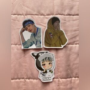 Bangchan Chan Stray Kids Stay SKZ stickers 3 pack